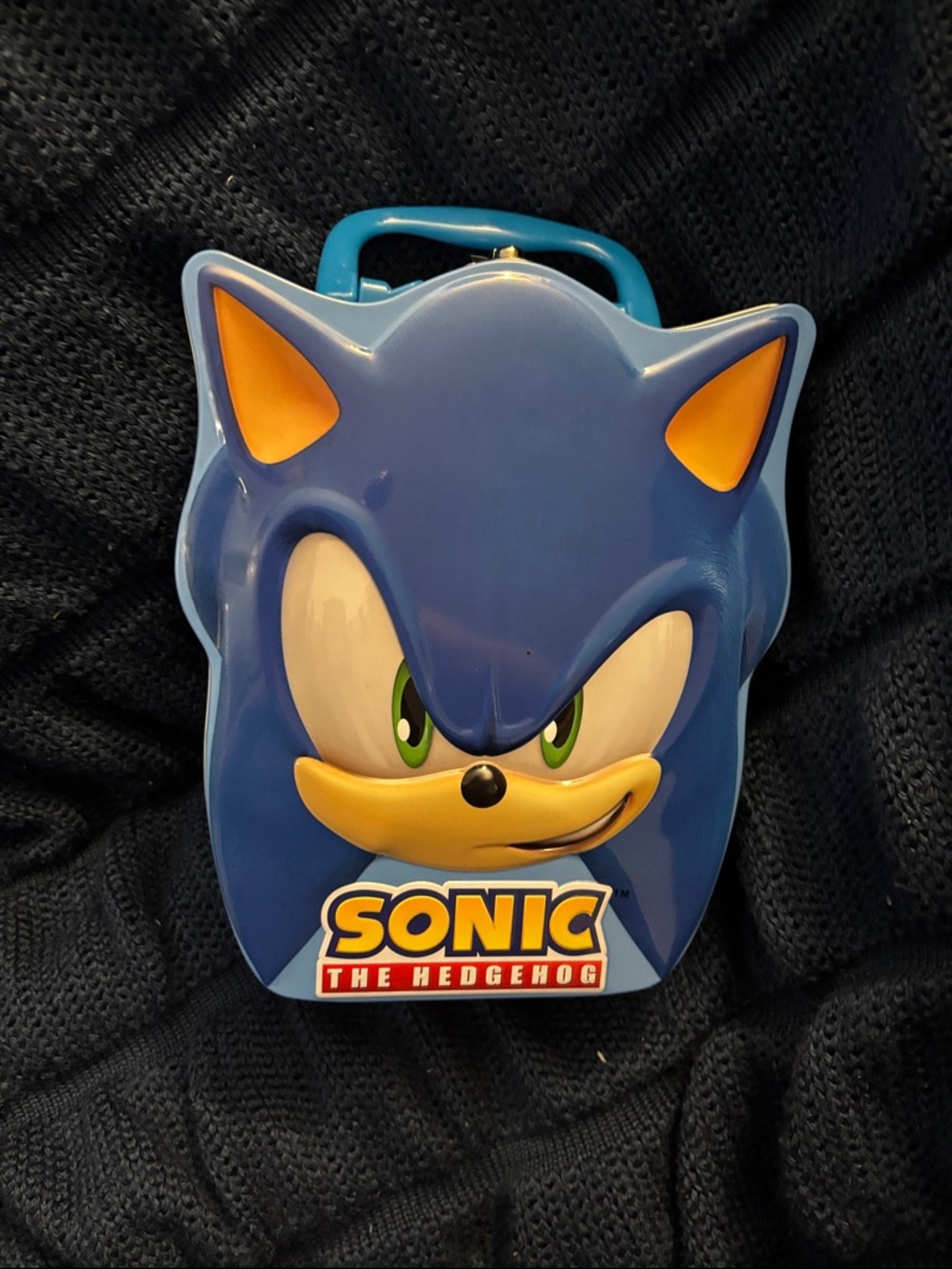 Sonic the Hedgehog Blue Character Tin Case
